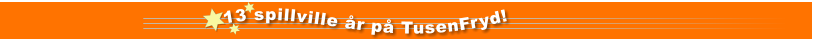 13 spillville år på TusenFryd!